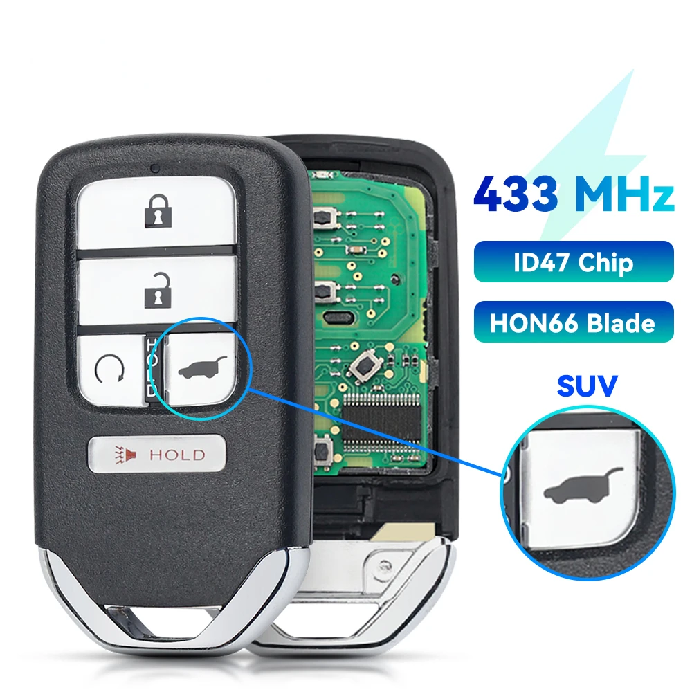 Honda Remote Control Key 2014-2017 with 433 MHz 9 Honda Remote Control Key 2014-2017 with 433 MHz - Image 9