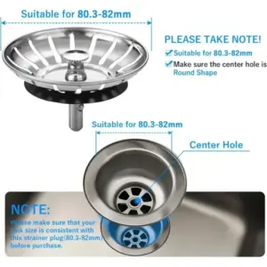 Stainless Steel Bathroom Drain Cover