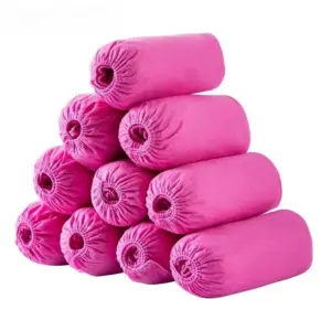 Black Disposable Shoe Covers 15.7x5.9 in, Pack of 100 18 S32771af9af264c4cad138c1254d0538fy