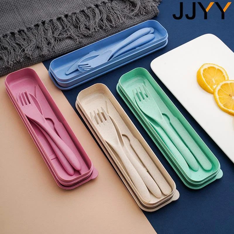 Stylish Light Blue Portable Cutlery Set 3 Stylish Light Blue Portable Cutlery Set - Image 3