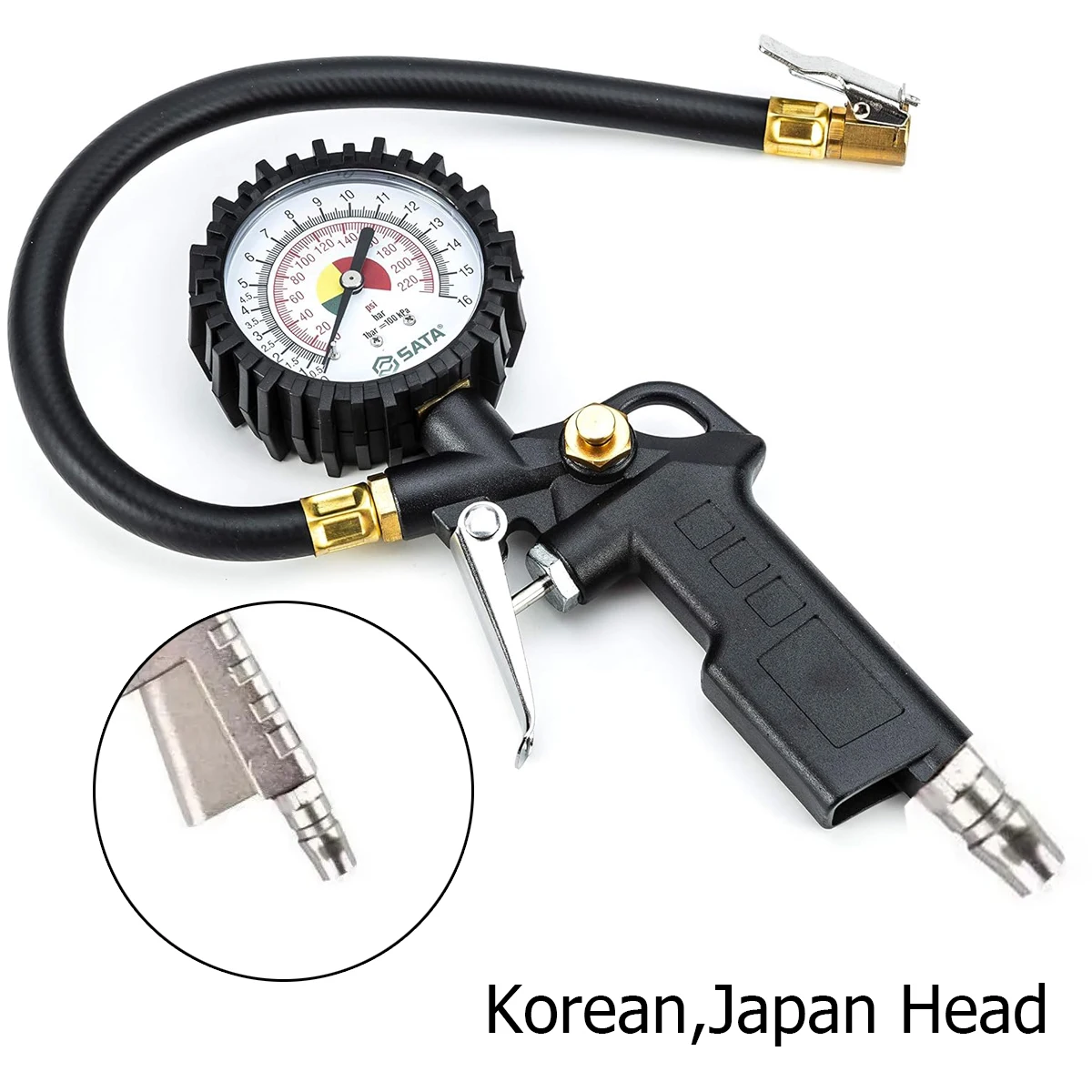 Multifunctional Tire Pressure Gauge with Color Indicator 8 Multifunctional Tire Pressure Gauge with Color Indicator - Image 8