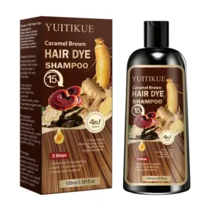 YUITIKUE Caramel Brown Hair Dye Shampoo 100ml 13 S342085c9690f47f8973b033fa4a829f1A