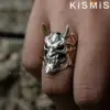 Stainless Steel Devil Skull Ring for Men