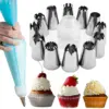 Stainless Steel 14-Piece Piping Tips Set