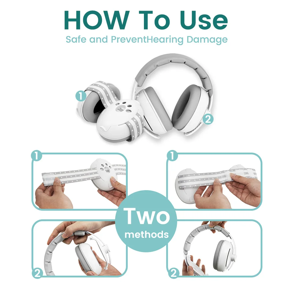 Baby Noise-Canceling Headphones for Infants and Toddlers 6 Baby Noise-Canceling Headphones for Infants and Toddlers - Image 6