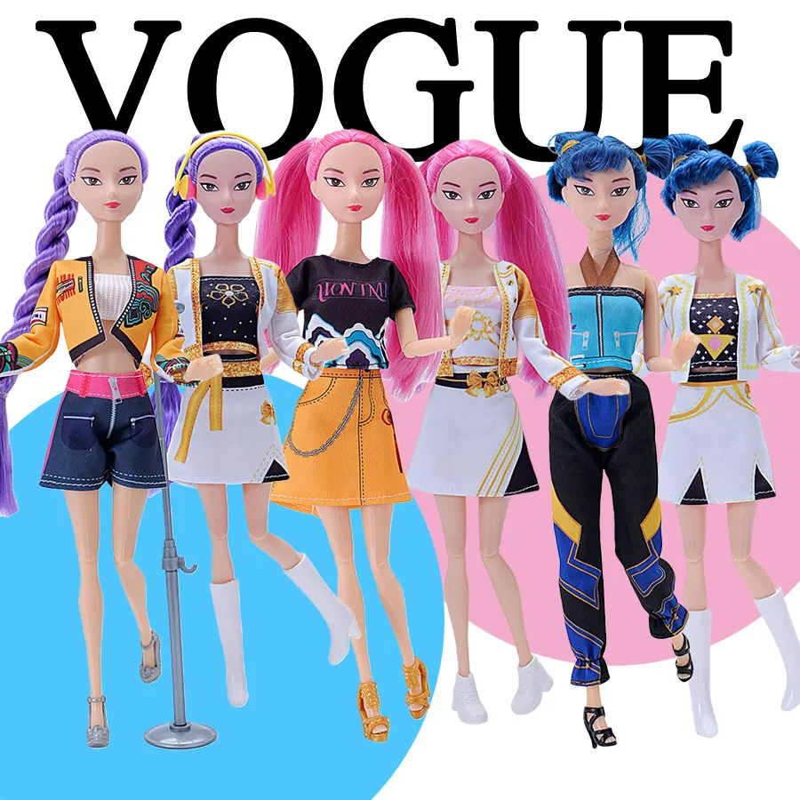 Stylish Doll Outfit Set for 11.5-inch Dolls 1 Stylish Doll Outfit Set for 11.5-inch Dolls