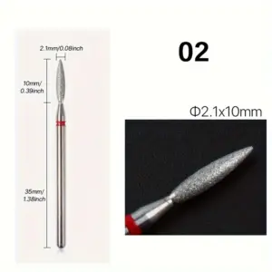 Professional Tungsten Carbide Nail Drill Bit Set 10 S348fef0e07884f2287f9219618d255431