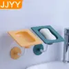 Modern Wall-Mounted Soap Dish with Adjustable Drainage