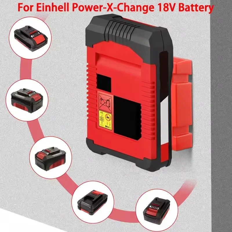 Red Battery Holder for Einhell Power X-Change 6 Red Battery Holder for Einhell Power X-Change - Image 6