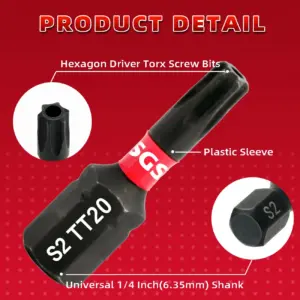 Impact-Resistant S2 Steel Torx Bits Set 11 S352761d5f70f4443a46f283524ca6d80I