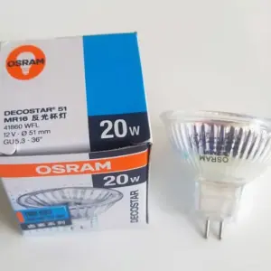 OSRAM GU5.3 20W Halogen Bulb 12V, 36° 9 S35794b6190c54efa932f351f284bd0cao