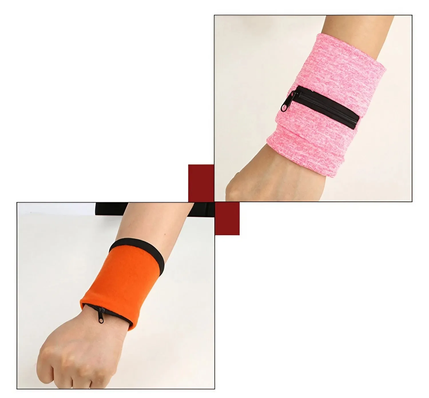 Black Active Wrist Wallet for Running & Travel 4 Black Active Wrist Wallet for Running & Travel - Image 4