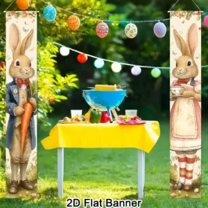 Easter Bunny Door Banners Set of Two 13 S35a724320aea4288968d42758e0c879ax