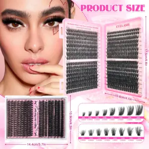 DIY Eyelash Extension Kit with Cluster Lashes 11 S35f823849d7c4e5ba75ab9c1b778824c1