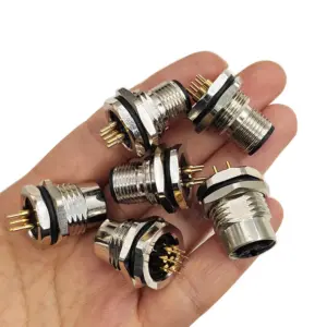 Waterproof M12 Sensor Connector Set, 10-Pack 11 S35fbcd83bb1643289af6d98d068f13ff9