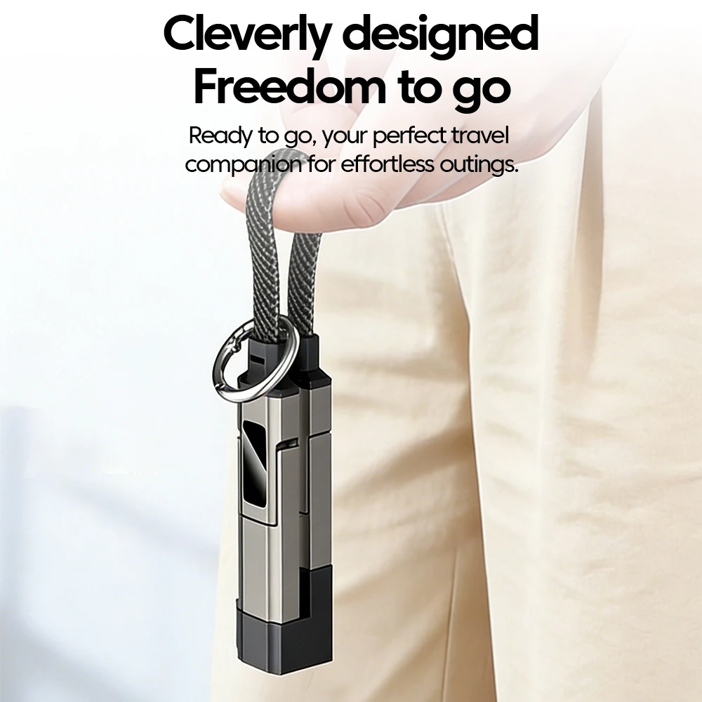 65W Digital Display Keychain Charging Cable 3 65W Digital Display Keychain Charging Cable - Image 3