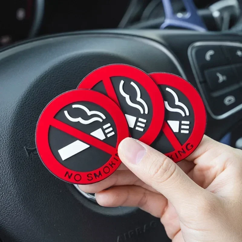 Vehicle No Smoking Sticker 5cm Vinyl 4 Vehicle No Smoking Sticker 5cm Vinyl - Image 4