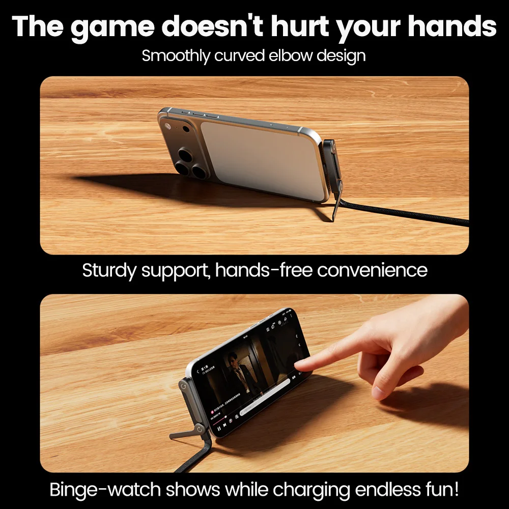 Premium USB-C Fast Charging Cable with Bracket 5 Premium USB-C Fast Charging Cable with Bracket - Image 5