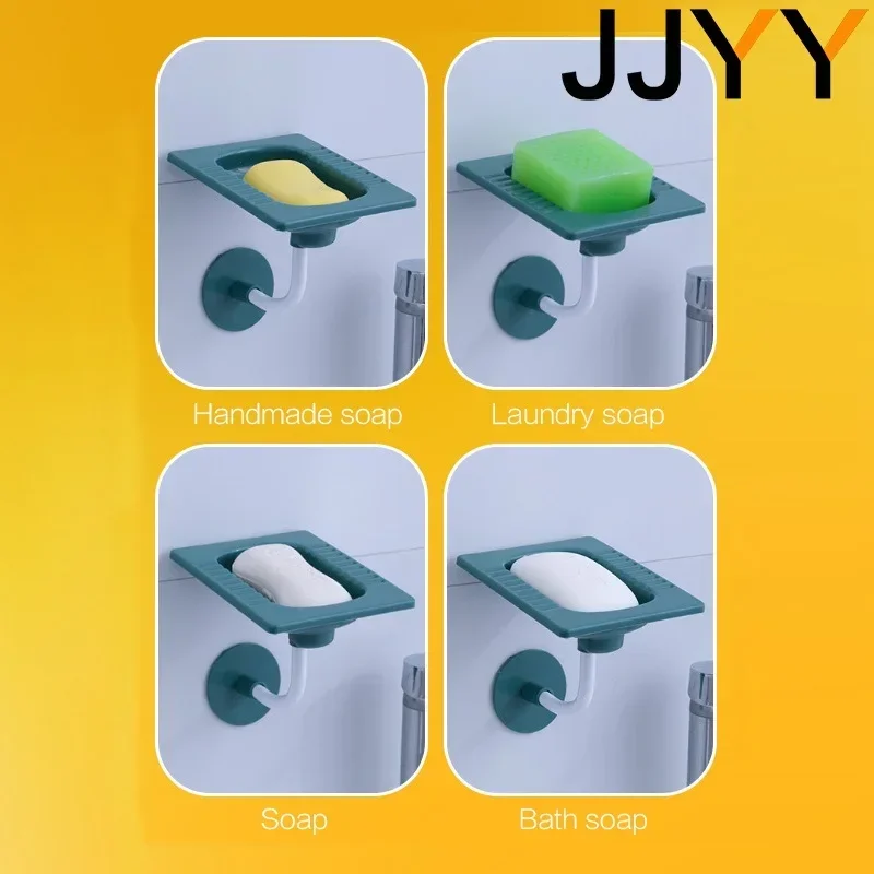 Modern Wall-Mounted Soap Dish with Adjustable Drainage 5 Modern Wall-Mounted Soap Dish with Adjustable Drainage - Image 5