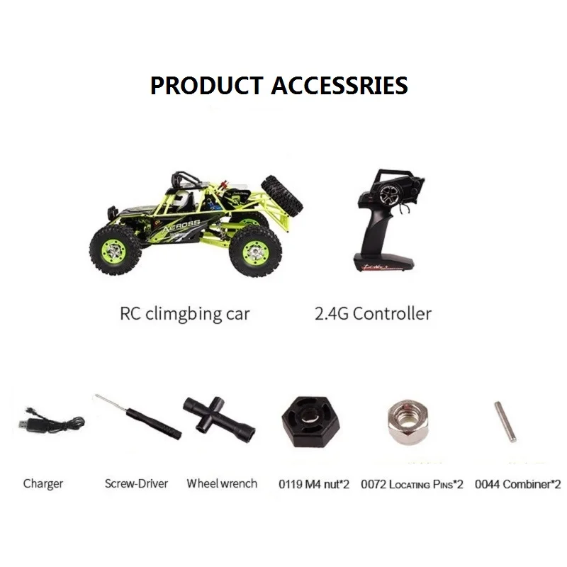 12428 Off-Road RC Monster Truck with 50 km/h Speed 5 12428 Off-Road RC Monster Truck with 50 km/h Speed - Image 5