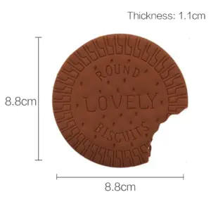 Chocolate Cookie-Shaped Notebook, 80 Sheets 12 S36a984779ee1473ba0dc8fb883757b28j