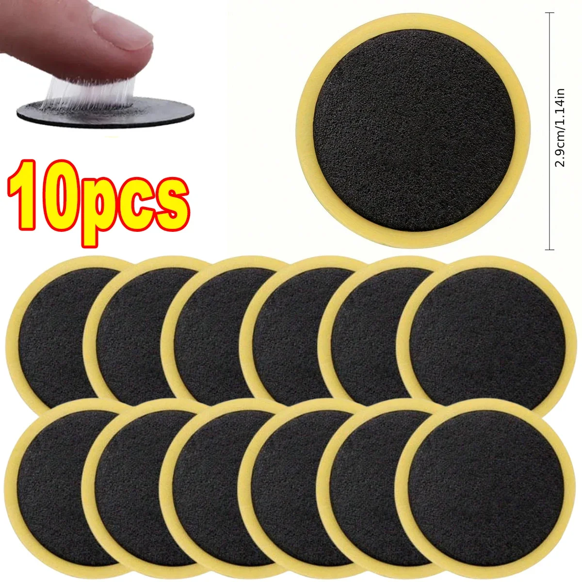 No-Glue Bicycle Tire Repair Patches Set 10 No-Glue Bicycle Tire Repair Patches Set - Image 10