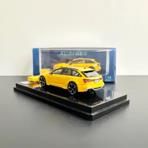 Vibrant Yellow Resin RS6 Avant Model 1/64 Scale 7 S36e2b3d70855403596dd6e329c4def97F