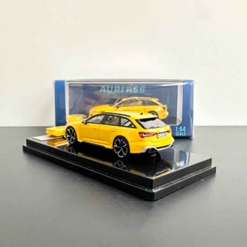 Vibrant Yellow Resin RS6 Avant Model 1/64 Scale 2 Vibrant Yellow Resin RS6 Avant Model 1/64 Scale - Image 2