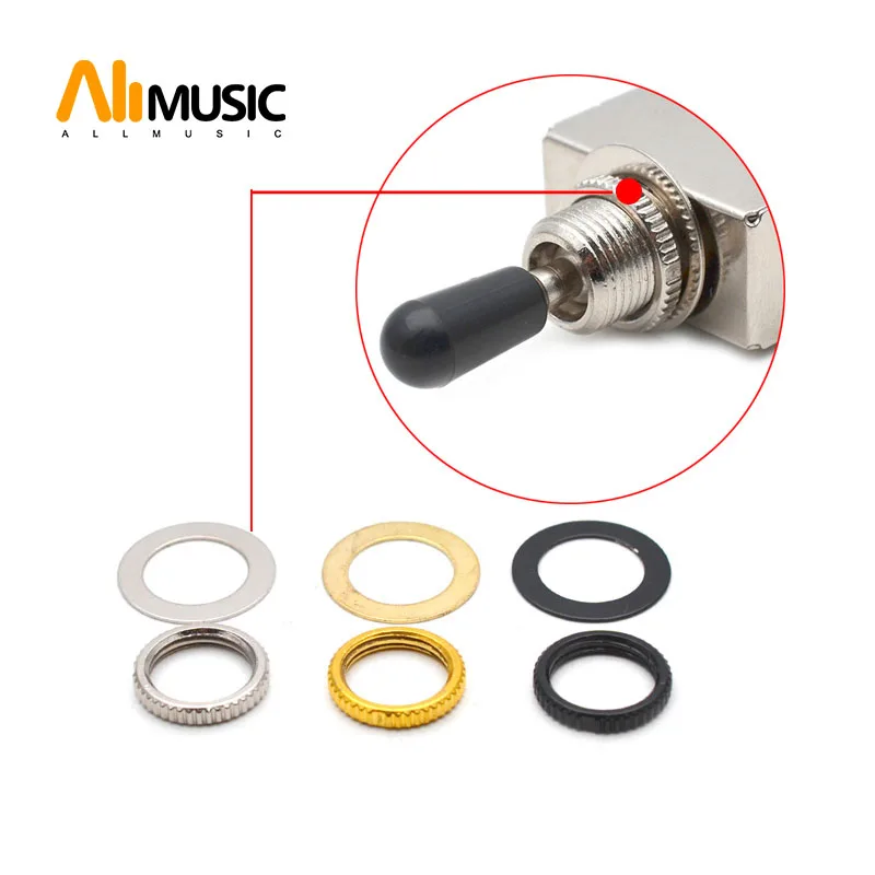 Gold Toggle Switch Nut for Electric Guitars 2 Gold Toggle Switch Nut for Electric Guitars - Image 2