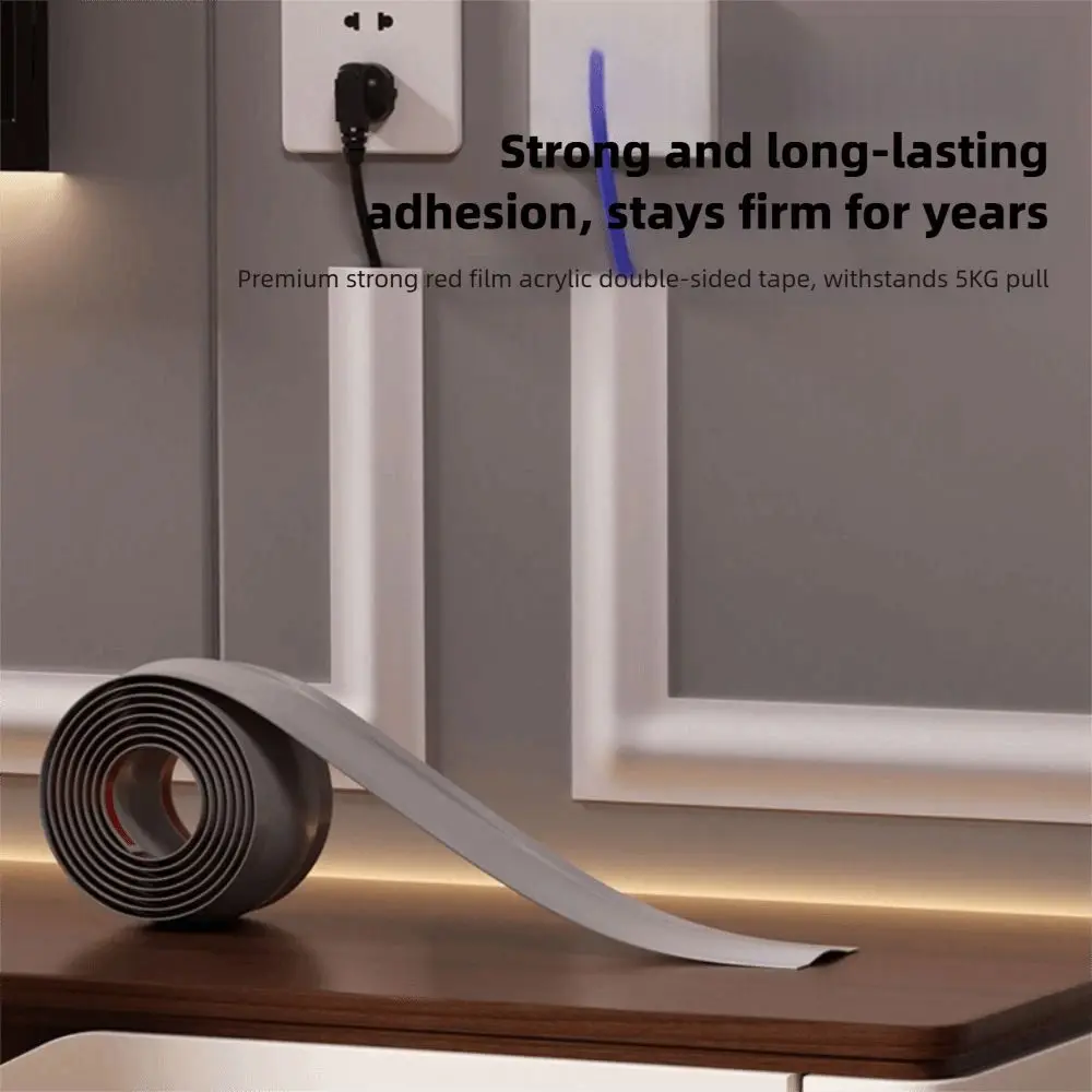 Brown PVC Cable Cover 4.2cm x 100cm 3 Brown PVC Cable Cover 4.2cm x 100cm - Image 3