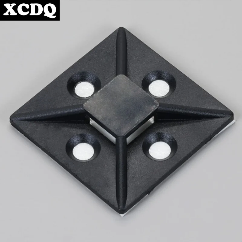 100pcs Nylon Cable Tie Mounts with 1600T Adhesive 4 100pcs Nylon Cable Tie Mounts with 1600T Adhesive - Image 4