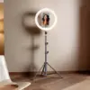 12-Inch USB Ring Light Tripod for Content Creation