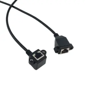 Black RJ45 Ethernet Extension Cable - 0.3m to 1.5m 11 S38adfe7d8a8c43eab0857d5a3d2f2455S