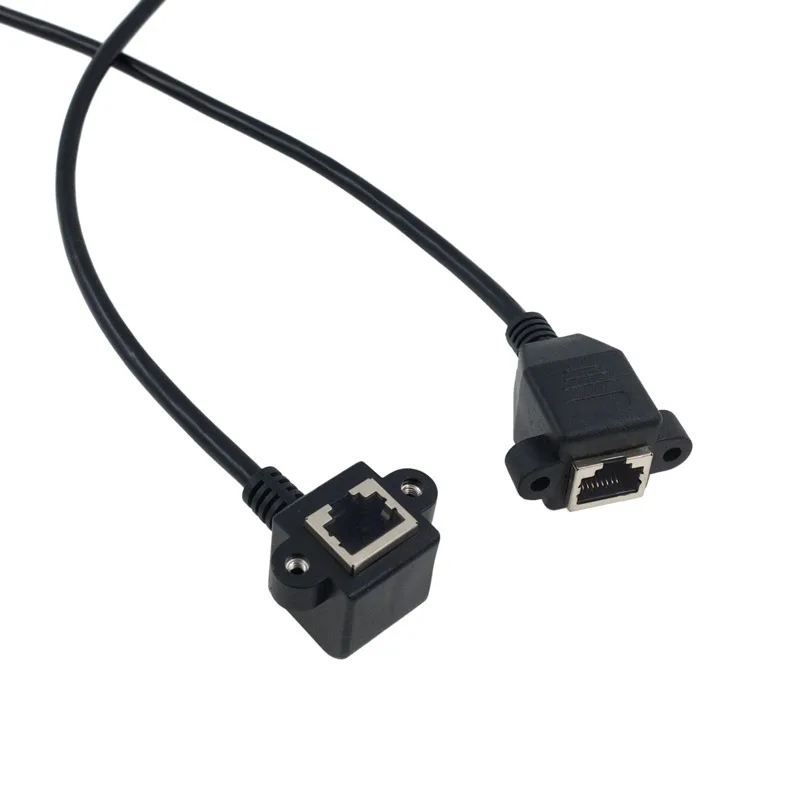 Black RJ45 Ethernet Extension Cable - 0.3m to 1.5m 2 Black RJ45 Ethernet Extension Cable - 0.3m to 1.5m - Image 2