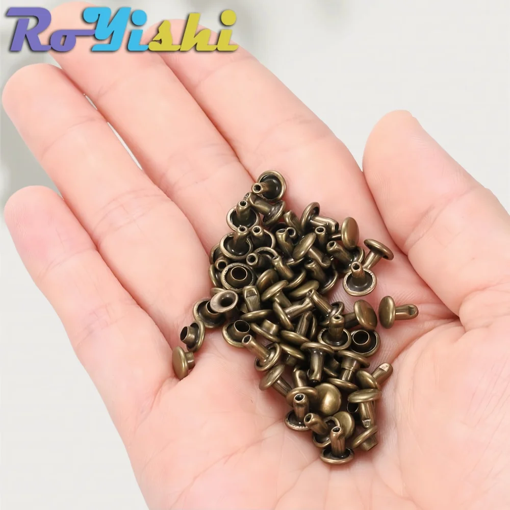 Iron Rivets Set for Leather and Crafts 4 Iron Rivets Set for Leather and Crafts - Image 4