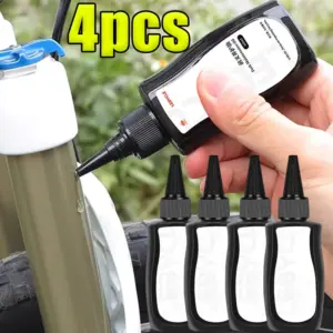 Silicone Oil Set for Bike Shocks (4 Bottles)