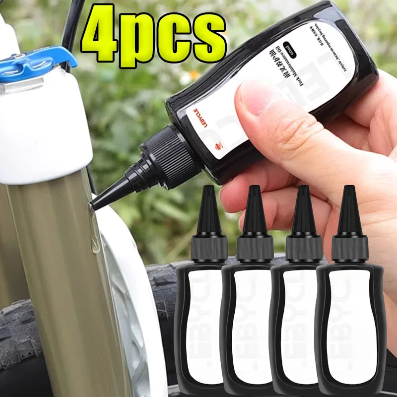 Silicone Oil Set for Bike Shocks (4 Bottles) 1 Silicone Oil Set for Bike Shocks (4 Bottles)