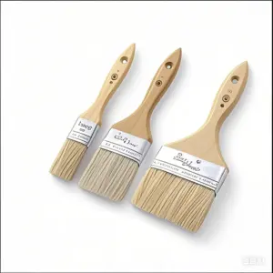 White Mane Brush for Painting and Cleaning 11 S39c0e1dfa13e43cdbb8d627359cf78abV
