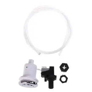 White Pneumatic Air Pressure Switch 16A 250V 8 S3a2f063dd92f4e0caa8882666b39e9cfc