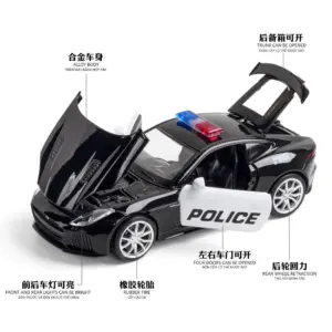 MAKEDA 1:32 Alloy Police Car Model 10 S3a31fa1179a2472d9c8fa2106c0ab651j