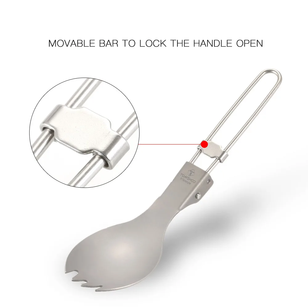 Titanium Folding Spork for Outdoor Use 3 Titanium Folding Spork for Outdoor Use - Image 3