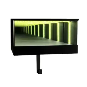 White LED Infinity Mirror Key Holder 13 S3a782cd3995444598780ef7085eccf79s