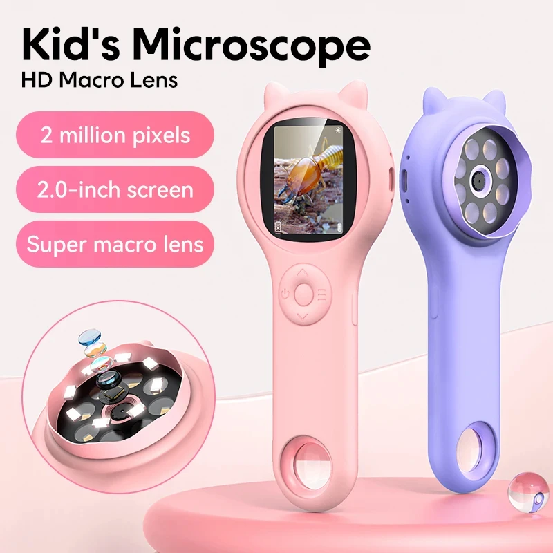 Kids Handheld Digital Microscope 1000x Magnification 3 Kids Handheld Digital Microscope 1000x Magnification - Image 3