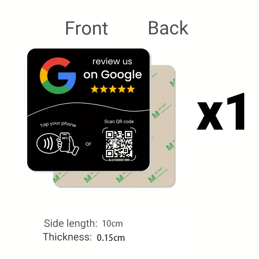 Programmable NFC Card for Google Reviews 9 Programmable NFC Card for Google Reviews - Image 9