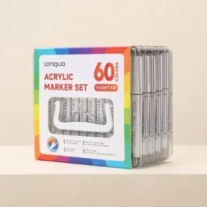 Vibrant Acrylic Marker Set in Multiple Colors 19 S3ae1ad7156094153b10e7c80280519ce6