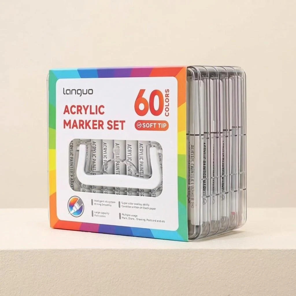Vibrant Acrylic Marker Set in Multiple Colors 10 Vibrant Acrylic Marker Set in Multiple Colors - Image 10