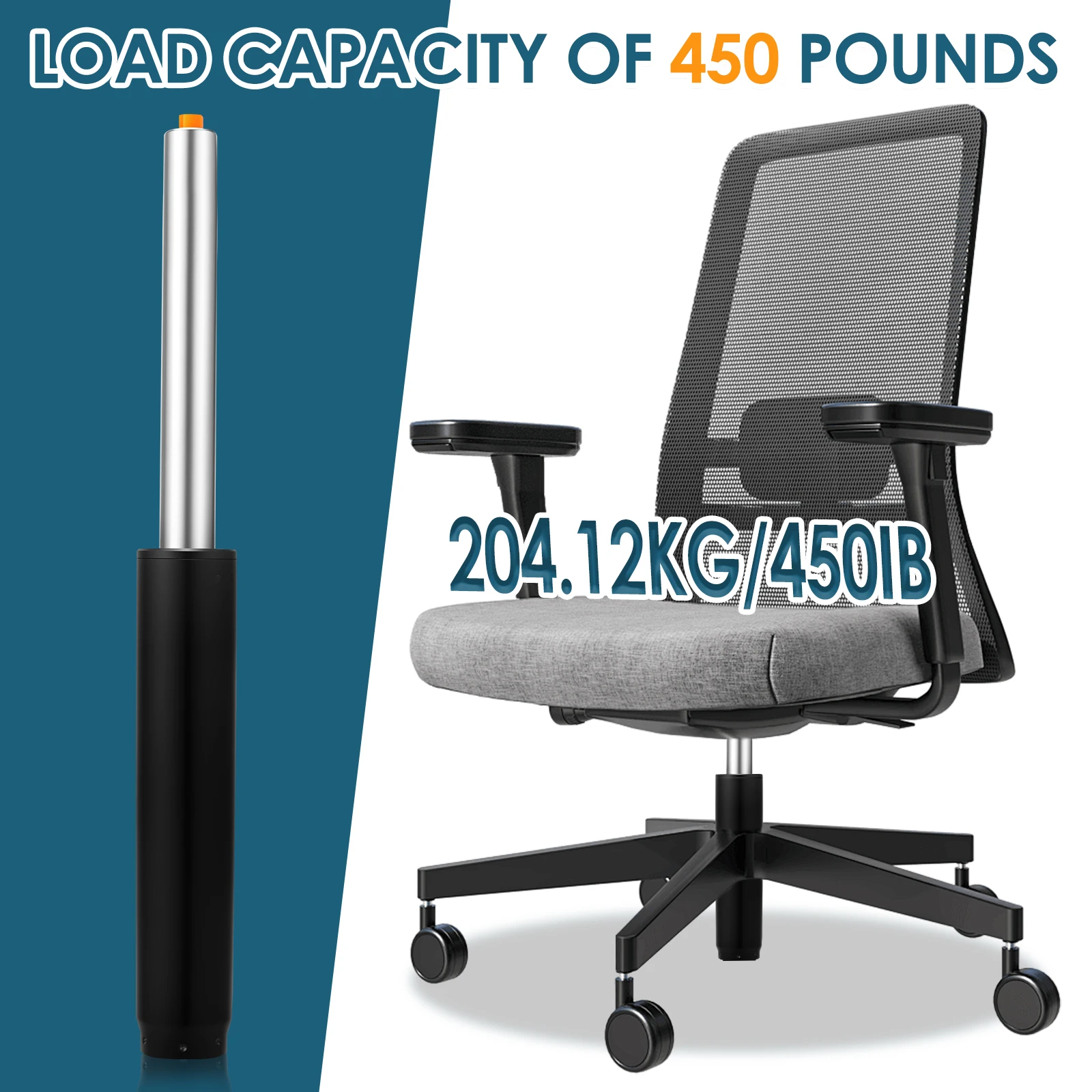 Heavy-Duty Pneumatic Chair Support Rod 5 Heavy-Duty Pneumatic Chair Support Rod - Image 5