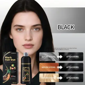 Meidu 3-in-1 Black Hair Dye Shampoo 500ml 18 S3b3390833ed2456992c7ddb998ca9db20