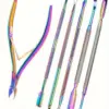 Rainbow Stainless Steel Manicure Tool Set