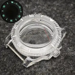 Clear Acrylic Watch Case Model NH36 for Customization 19 S3b47970489634133a727ac532a1e87782